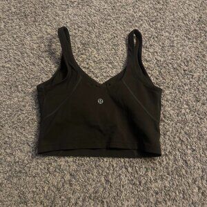 Lululemon Women's Black Crop-top